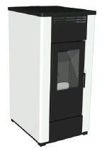 BONITA 21 KW - TERMOSTUFA "IDROAIR" A PELLET SOLO RISCALDAMENTO⭐⭐⭐⭐