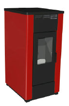 BONITA 21 KW - TERMOSTUFA "IDROAIR" A PELLET SOLO RISCALDAMENTO⭐⭐⭐⭐